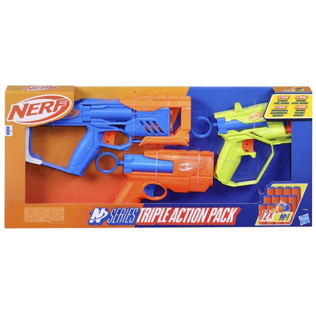 NERF N-Series Trippel Action Pack