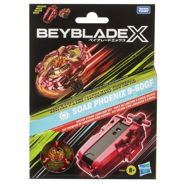 Hasbro Beyblade Burst BBX Deluxe Startramp och Top Soar Phoenix 9-60GF