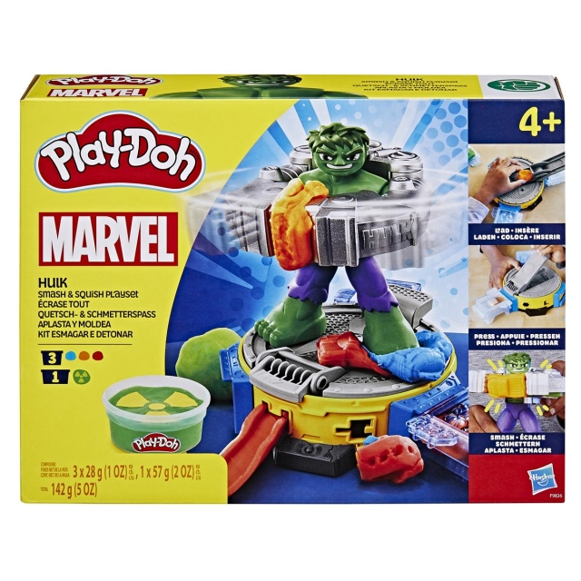 Play-Doh Marvel Hulk & Squish lekset