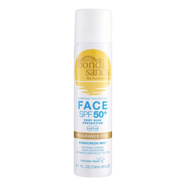 Bondi Sands SPF 50+ doftfri ansiktsmist 79 ml