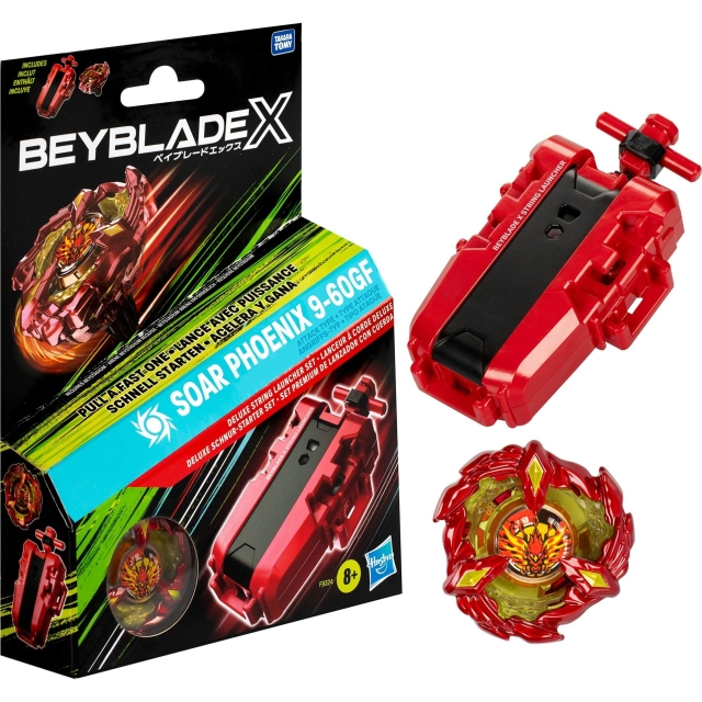 Beyblade - BBX Deluxe String Launcher-sats (F9324EU4)