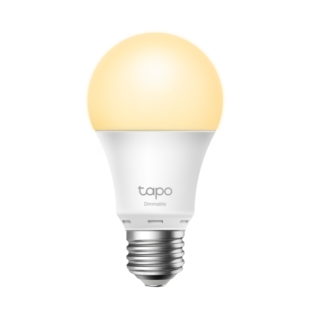 TP-Link Tapo Smart Wi-Fi glödlampa, dimbar, vit, E27 (2700K) /Tapo L510E v1