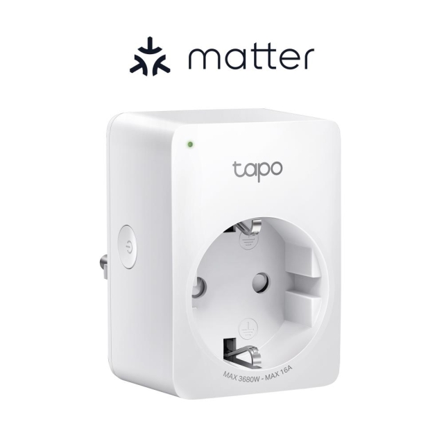 TP-Link Tapo Mini Smart Wi-Fi-kontakt, energiövervakning, Matter /Tapo P110M