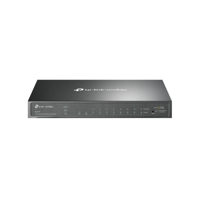 TP-Link 8-portars Gigabit Smart PoE-switch med 2 SFP-platser