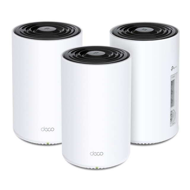 TP-Link Deco PX50 Wi-Fi 6 AX3000 + G1500 Powerline Mesh-system för hela hemmet (3-pack)