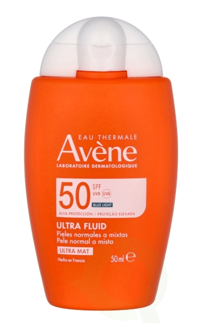 Avene Ultra Sunscreen Fluid Blue Light SPF50+ 50 ml