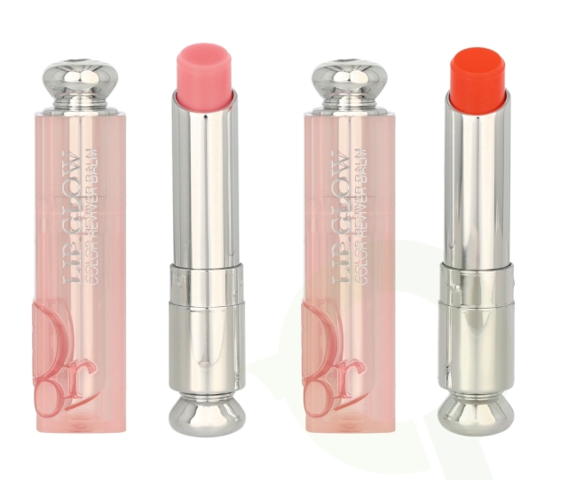 Dior Addict Lip Glow Duo Set 6.4 g #001 Pink & #004 Coral