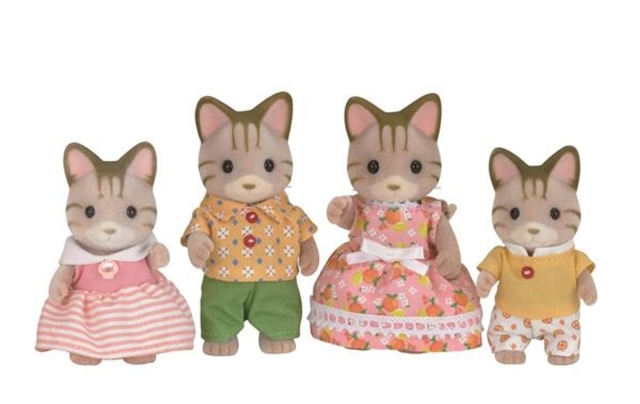 Sylvanian Families Randig kattfamilj (5180)
