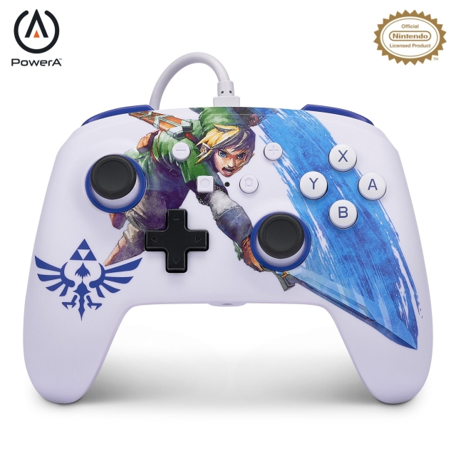 PowerA NSW ENH trådbunden handkontroll - Master Sword Attack / Nintendo Switch