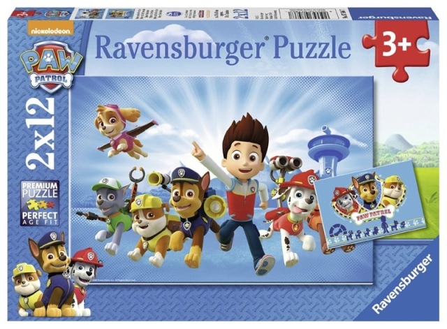 Ravensburger Paw Patrol 2x12p pussel - (10107586)