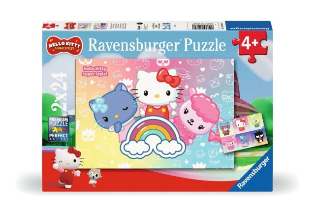 Ravensburger Pussel Hello Kitty Super Style 2x24p