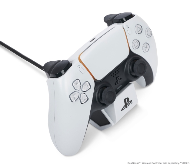 PowerA Solo laddningsstation för PS5 DualSense trådlös handkontroll - Vit (Playstation 5)