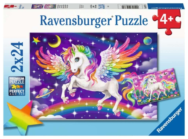 Ravensburger Enhörning och Pegasus 2x24p - (10105677)