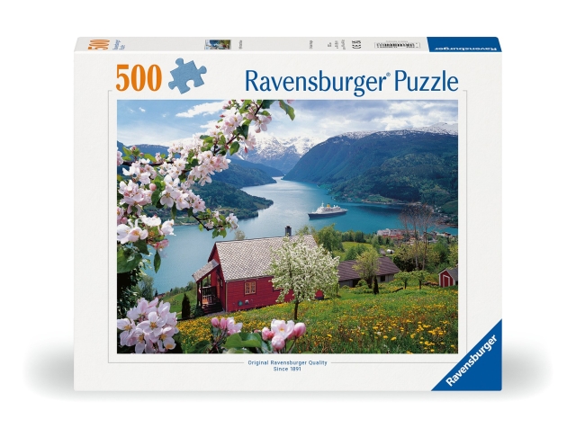 Ravensburger Pussel Skandinaviskt landskap 500p (12000208)