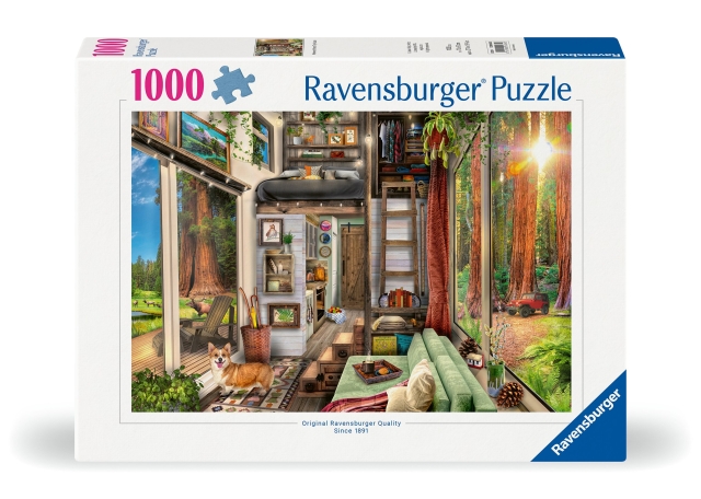 Ravensburger Pussel Redwood Forest Tiny House 1000p (12000634)