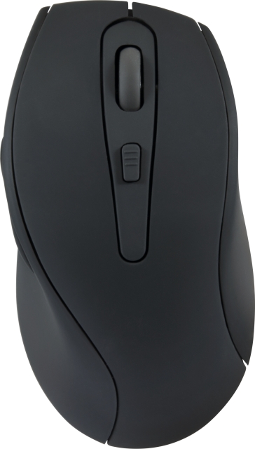Speedlink AXON Silent & Antibacterial Rechargeable Mouse - Trådlös, USB-A/-C, gummi-svart