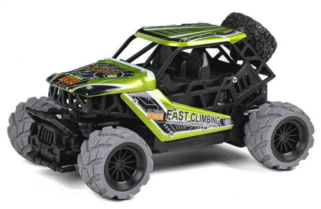 TEC-TOY King Climber R/C 1:18 2,4G 3,7V Li-ion, grön (471416)
