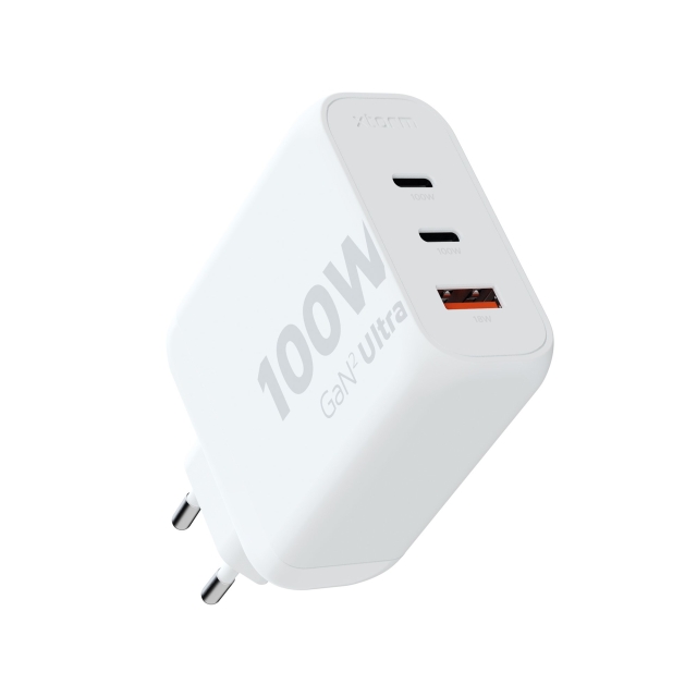 Xtorm 100W GaN2 Ultra Home 2xUSB-C/USB-A Vit