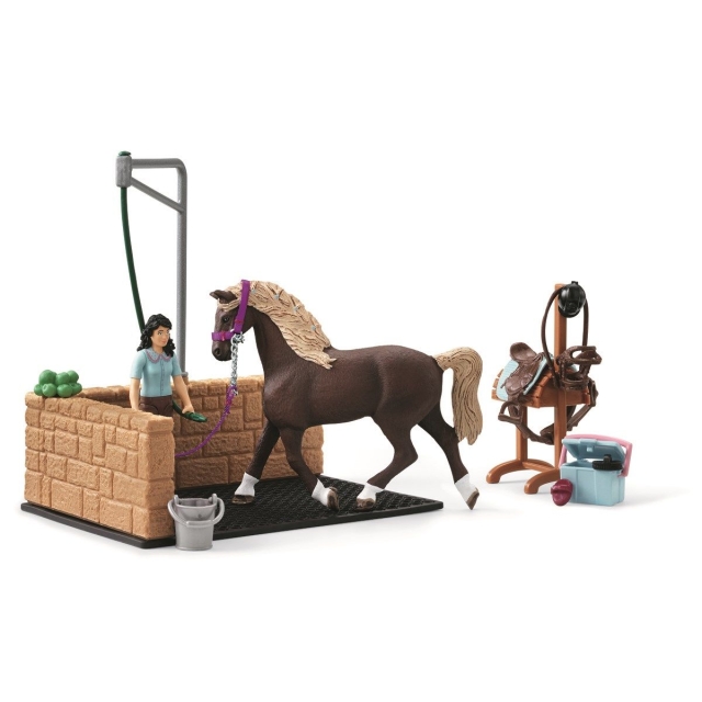 Schleich Horse Club - Tvättplats med Emily & Luna (42438)