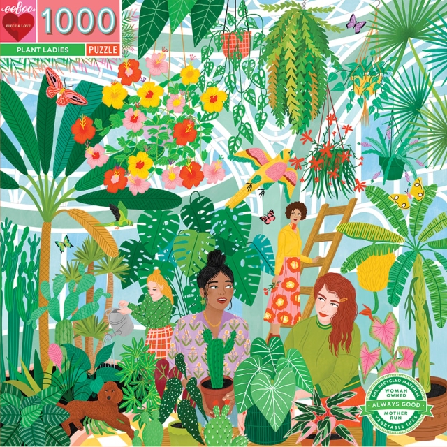 eeBoo Pussel - Plant Ladies, 1000 bitar (EPZTPTL)