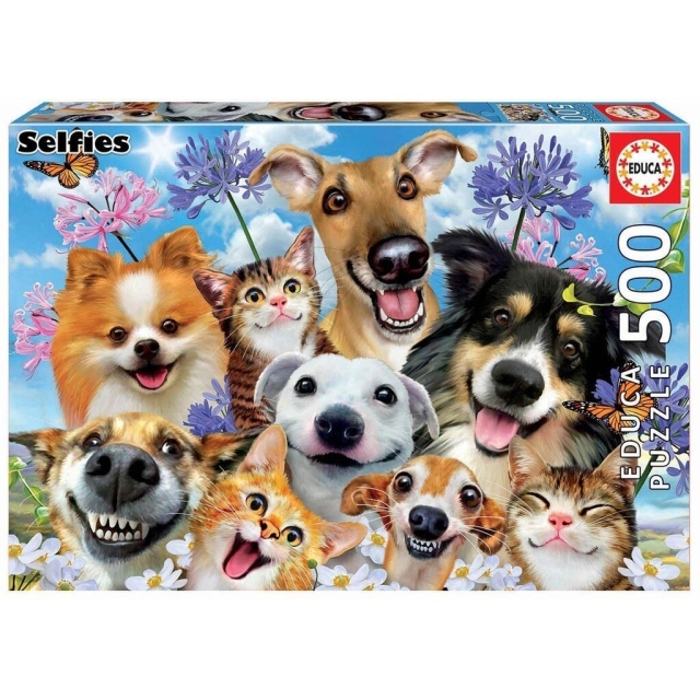 Educa 500 bitar - Selfie Fun In The Sun-pussel (017983)