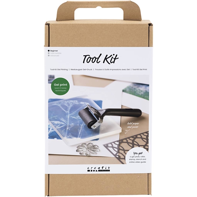 DIY Kit Verktygssats för geltryckning (977755)
