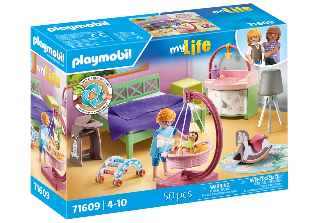 Playmobil Sovrum med lekhörna för barn (71609)