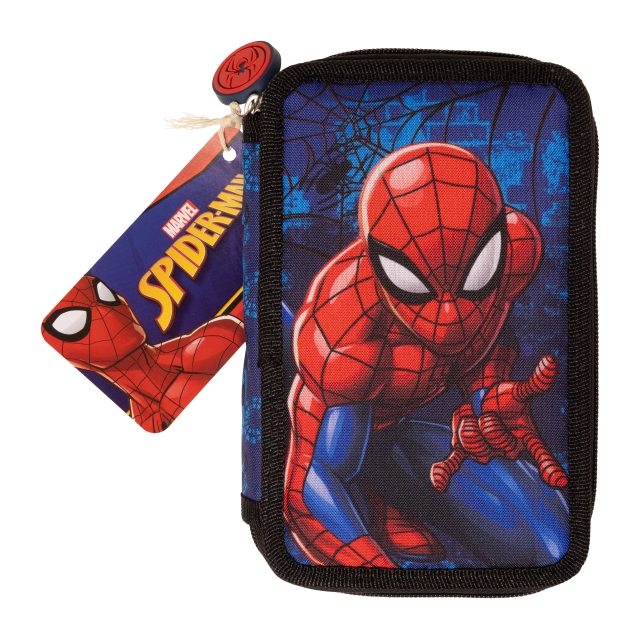 Spider-Man Dubbelt pennfodral med innehåll (017808516)