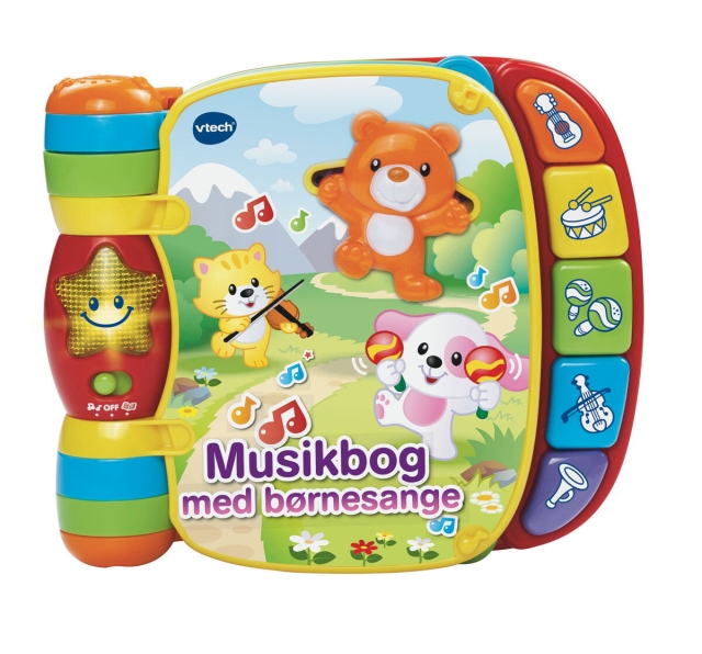 VTech Baby musikbok med barnsånger (danska) (950-166732)