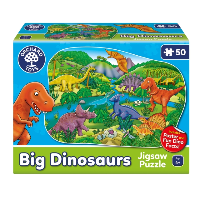 Orchard Toys Stort Dinosaurie-pussel (600256)