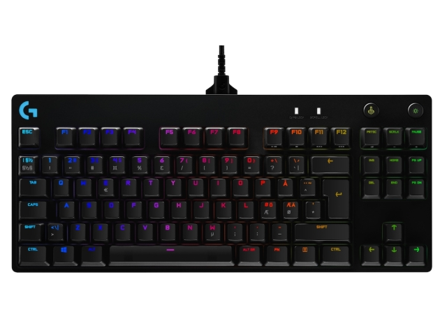 Logitech G PRO mekaniskt tangentbord för spel - SVART - USB - NORDIC