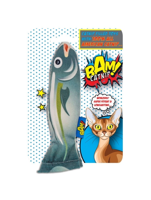 BAM! Toy with Catnip - 16 cm - Fish - (503319005943)