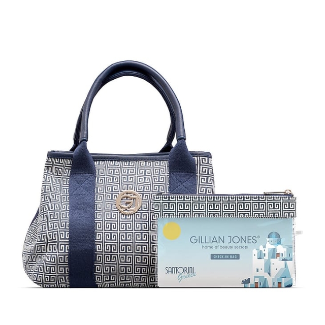 Gillian Jones Toalettväska Mary - Santorini-tryck Mary