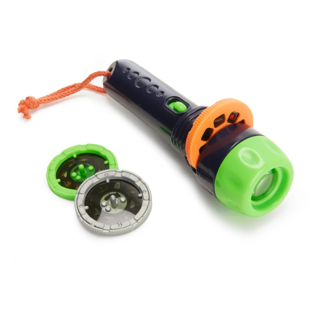 Kikkerland Ficklampa med sagobok om rymden