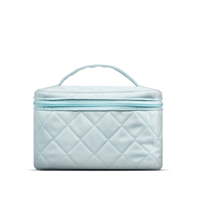 Gillian Jones Beauty Box i quiltad nylon Blå
