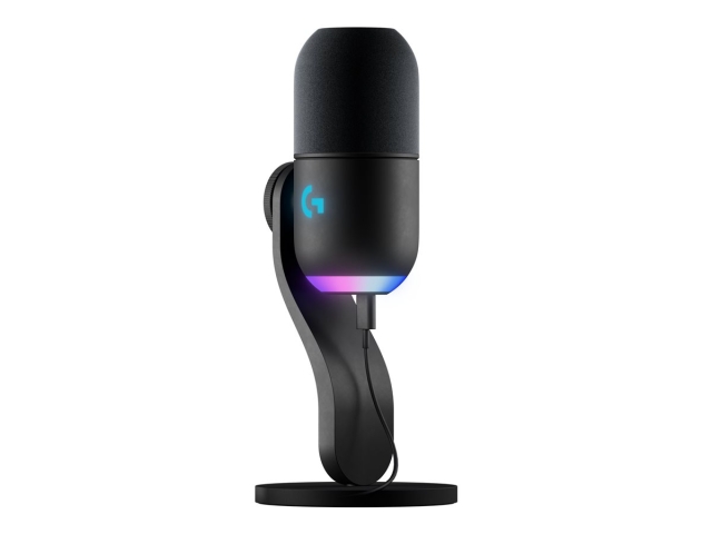 Logitech Yeti GX dynamisk RGB-spelmikrofon med LIGHTSYNC, svart