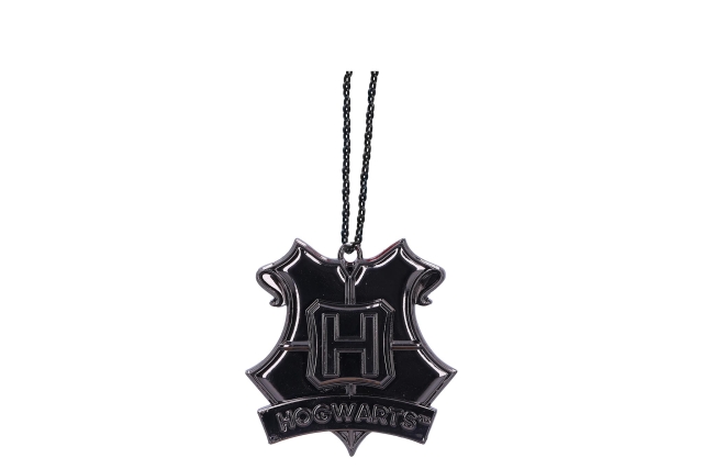 Nemesis Now Harry Potter Hogwarts vapensköld (silver) hängande prydnad 6cm