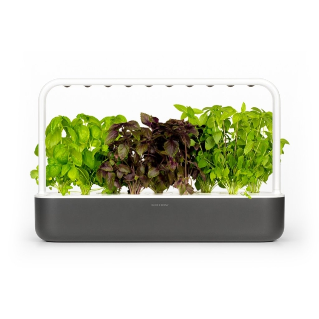 Click & Grow - Smart Garden 9 startpaket (Färg: Mörkgrå) (SG9S8UNI)