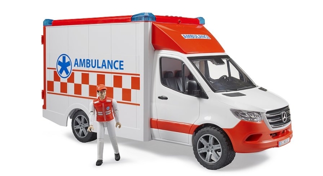 Bruder MB Sprinter ambulans med förare (02676)