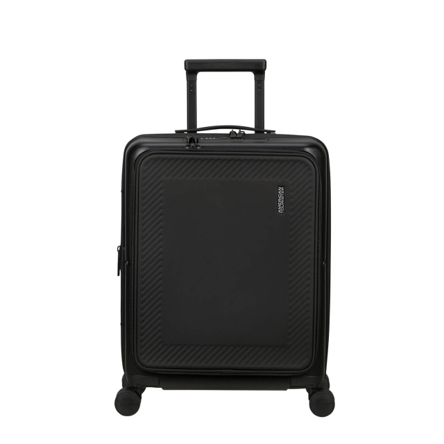American Tourister Resväska DashPop Spinner 55/23 Front Pocket Laptop True Black