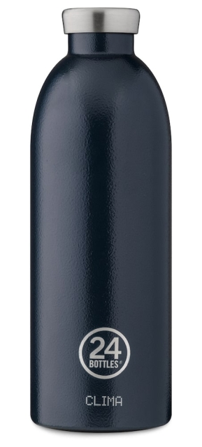 24Bottles - Clima Flaska 0,85 L - Rustik Djupblå (24B433)