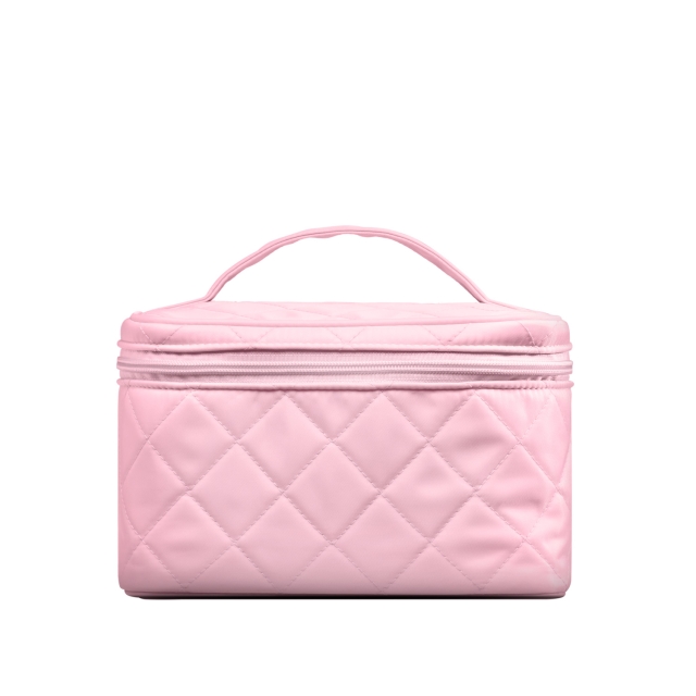 Gillian Jones Beauty Box i quiltad nylon Rosa