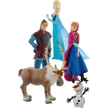 BULLYLAND Walt Disney Frozen 1 presentförpackning - 5 figurer (525391)