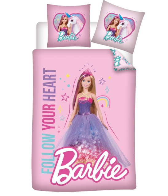 BrandMac Sängkläder - Juniorstorlek 100x140 cm - Barbie (1000808)