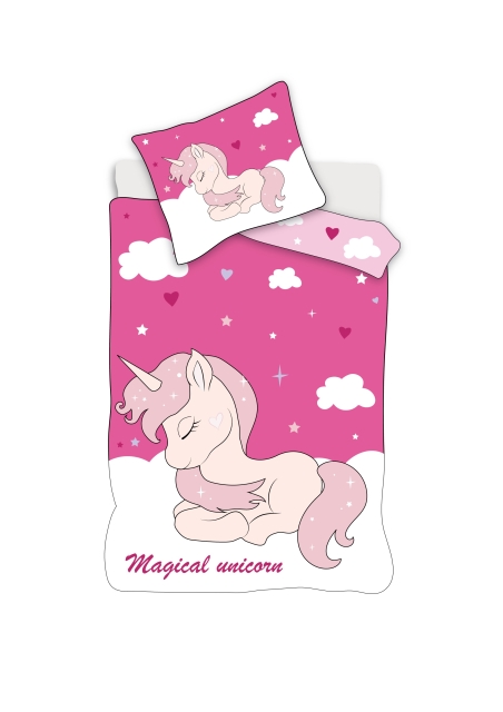 BrandMac Sänglinne - Juniorstorlek - Magisk enhörning (1000800)