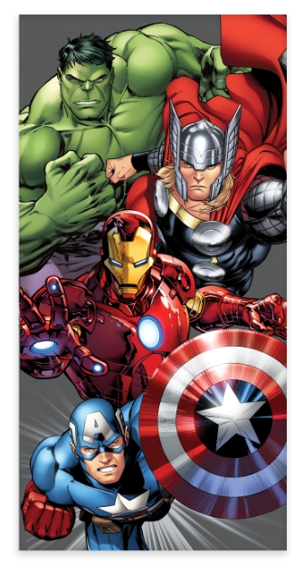 BrandMac Handduk - 60 x 120 cm - Avengers (110082)