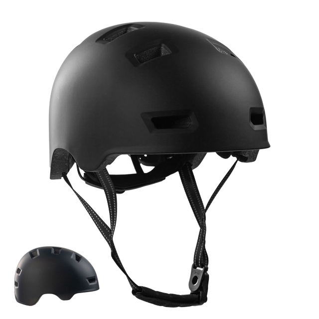 Crazy Safety All Black-hjälm - Svart - M (54-57cm)