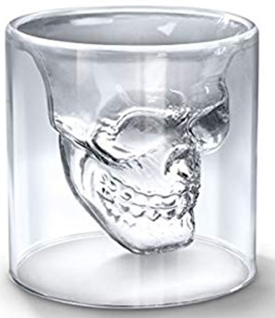 Winkee Shotglas med dödskalle - 25 ml, uppsättning om 4