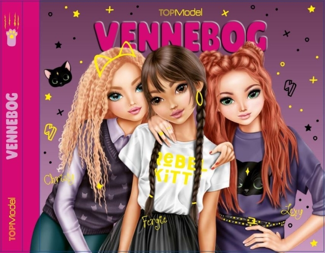 TOPModel vänskapsbok REBEL KITTY (DK)