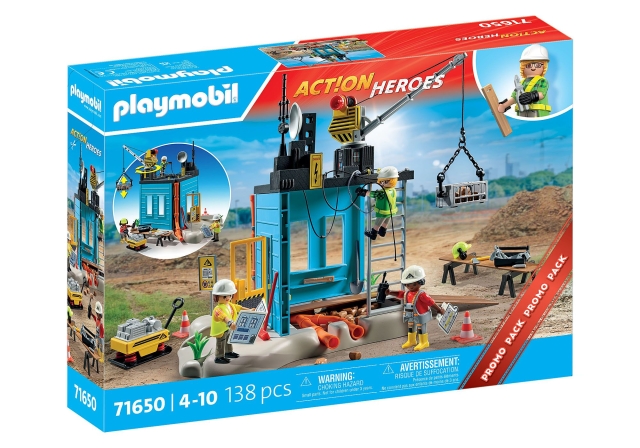 Playmobil Byggarbetsplats (71650)